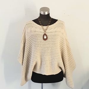 MAK B By mak Poncho Sweater